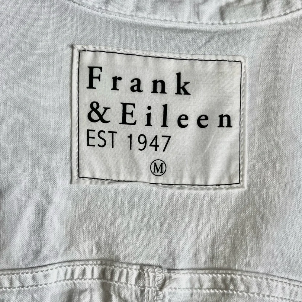 Frank & Eileen Ireland White Long Sleeve Romper with Pockets - Picture 6 of 8